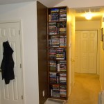 The DVD shelf all alphabetized